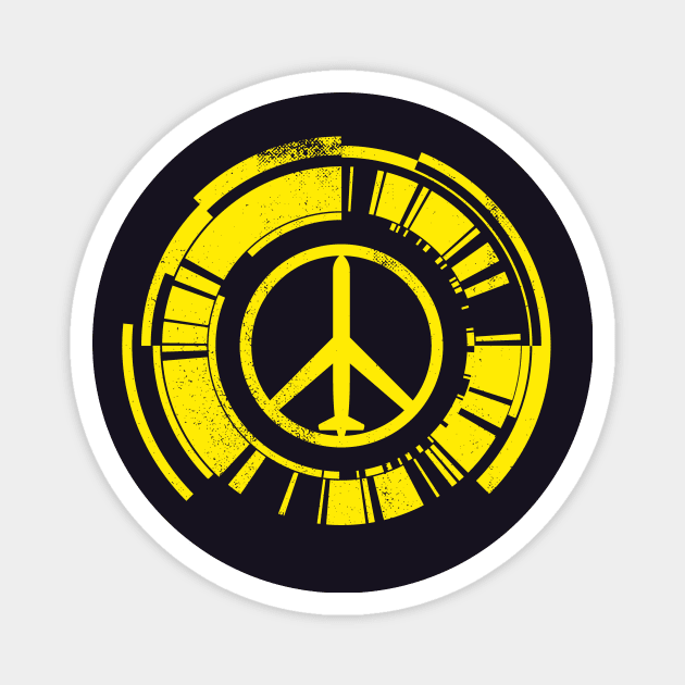 Walker of Peace [Yellow] Magnet by DCLawrenceUK